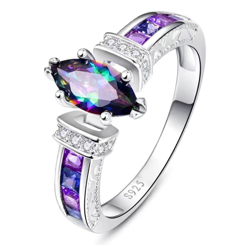 Stunning Mystical Topaz Ring